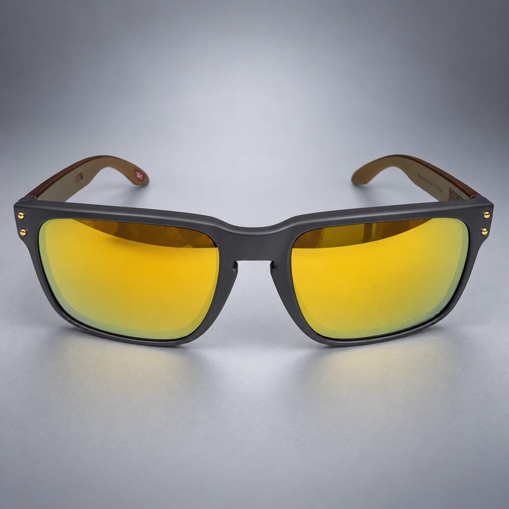 Oakley Holbrook OO9102 Sunglasses — Matte Carbon / Prizm 24K Polarized (RH-054)